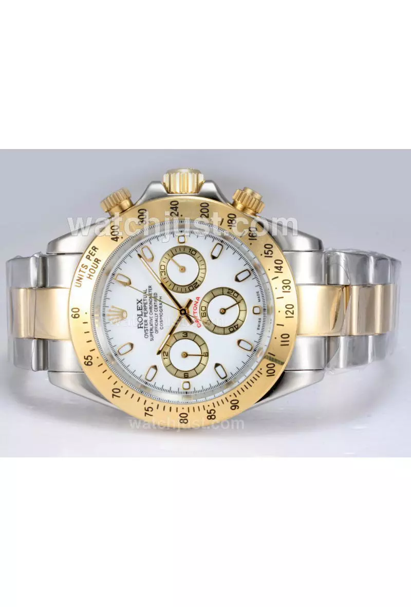 Rolex Daytona Automatic Two Tone With White Dial Pant12940