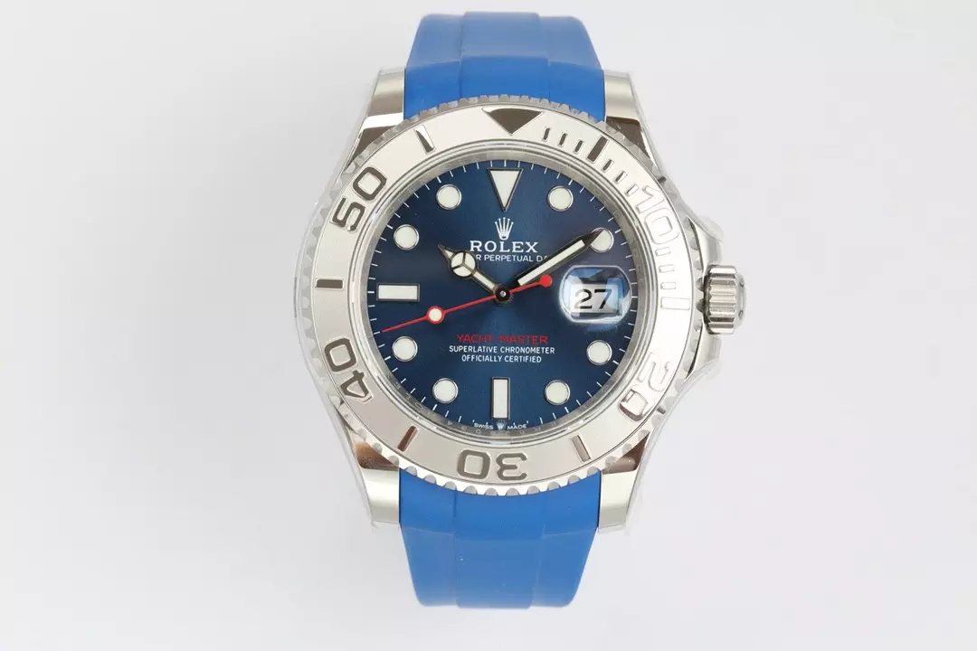 Swiss Rolex Yacht Master Blue Dial Stainless Steel Case And Bracelet Rolex20803