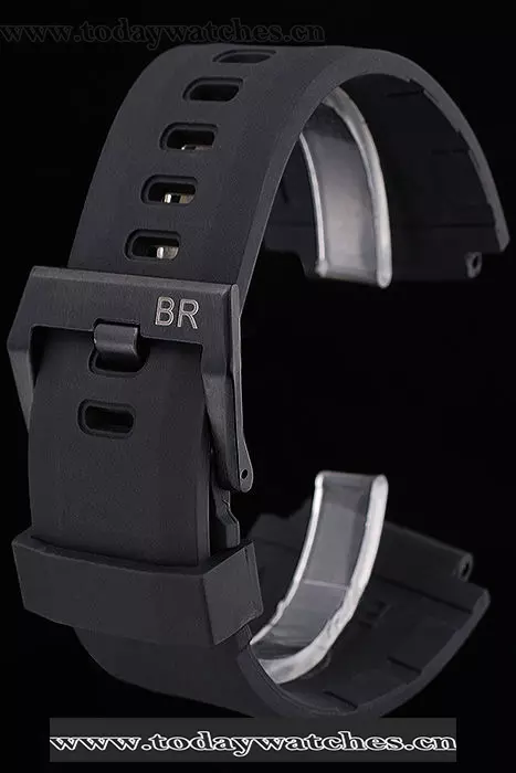 Bell & Ross Black Rubber Bracelet Pant60374