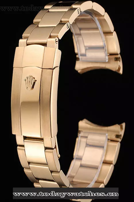 Rolex Polished And Brushed Gold Bracelet Pant60386